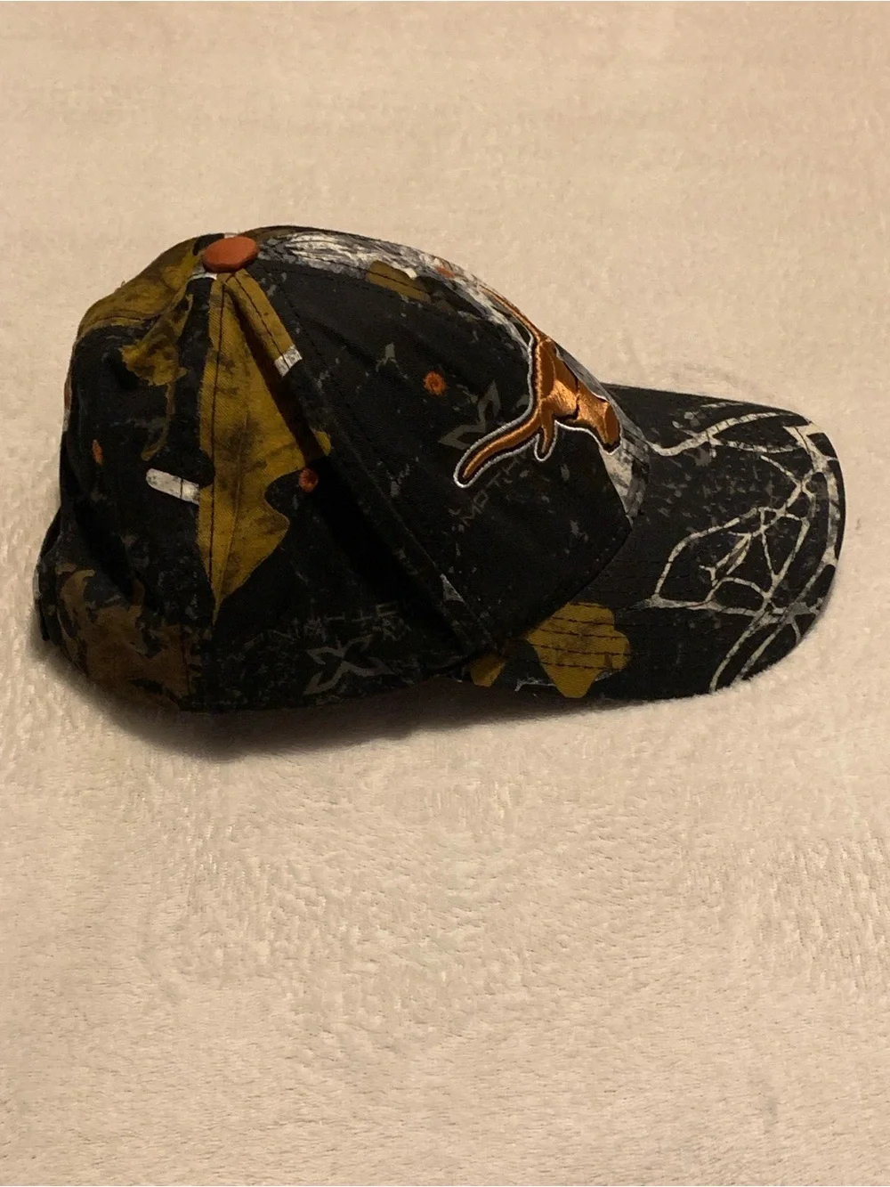 Camo Texas Longhorns hat